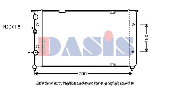 AKS DASIS Radiators, Motora dzesēšanas sistēma 041030N